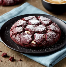 Бисквитка с червено кадифе