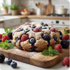 Бисквитка с горски плодове